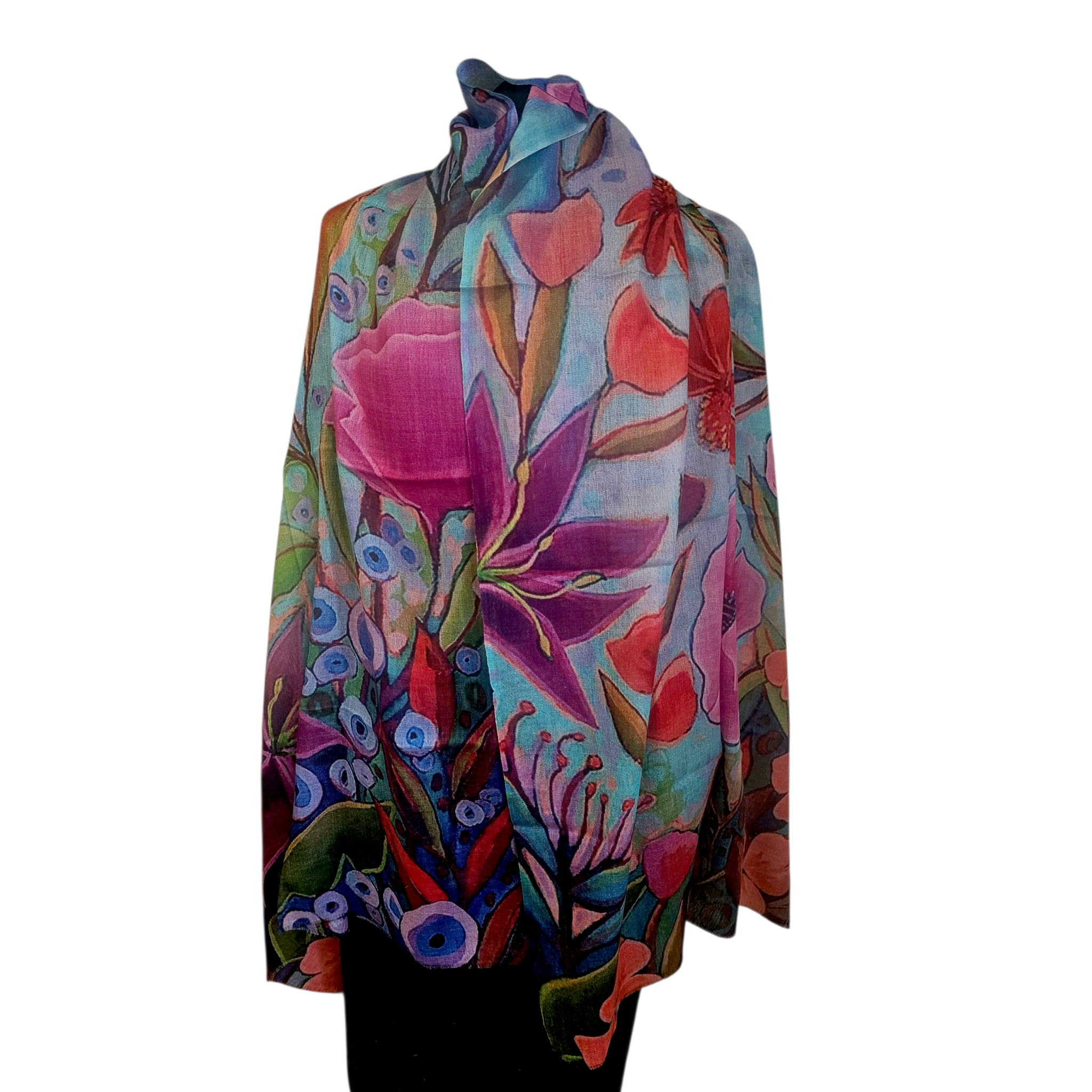 Happy Lona - Wholesale Scarf - Women's - Marine Bloom11