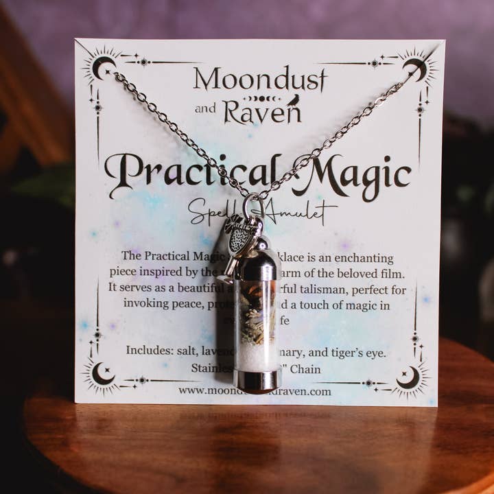 Practical Magic Spell Jar Necklace, Witchy Crystal Jewelry and other Purchase Wholesale magic. Free Returns & Net 60 Terms on Faire trending on Faire.
