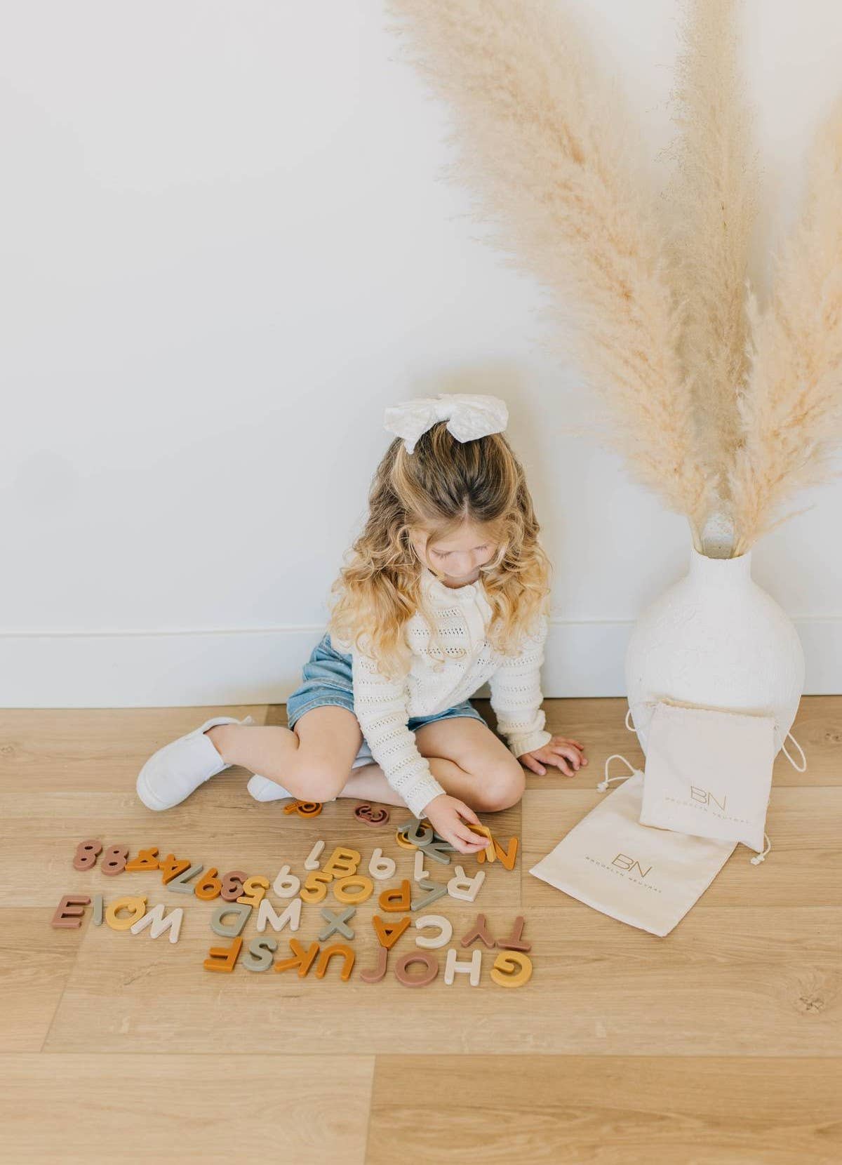 Brooklyn Neutral - Wholesale Magnet - Kids & Baby - Silicone Number Magnets 20 Piece Set3