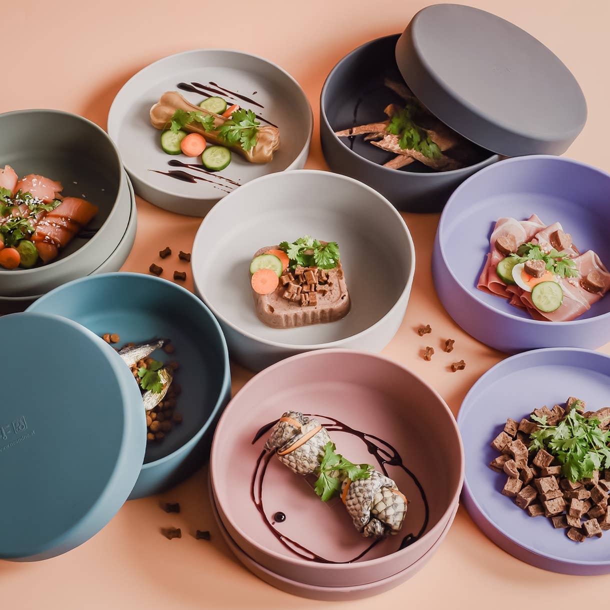 ne&no - Wholesale Pet Bowl - Cat/Dog - ne&no® Silicone Feeding Bowl with Lid for Dogs & Cats9