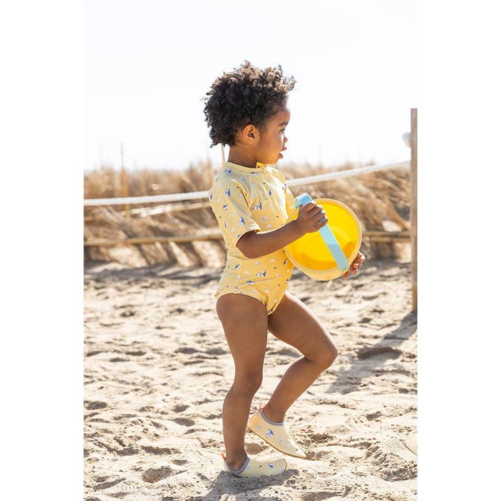 Tutete – Engroshandel Badedragt - Børn – Badedragt med Lynlås Pingviner1