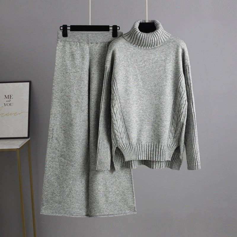 Marayn - Wholesale Lounge Set - Women's - Cozy Chic Knit Set FallWinter Fashion0