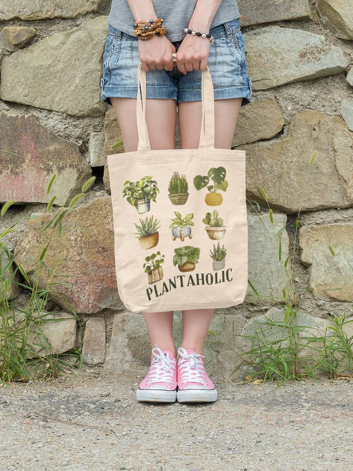 Sac en toile Plantaholic pour la vente par MandaMade4u