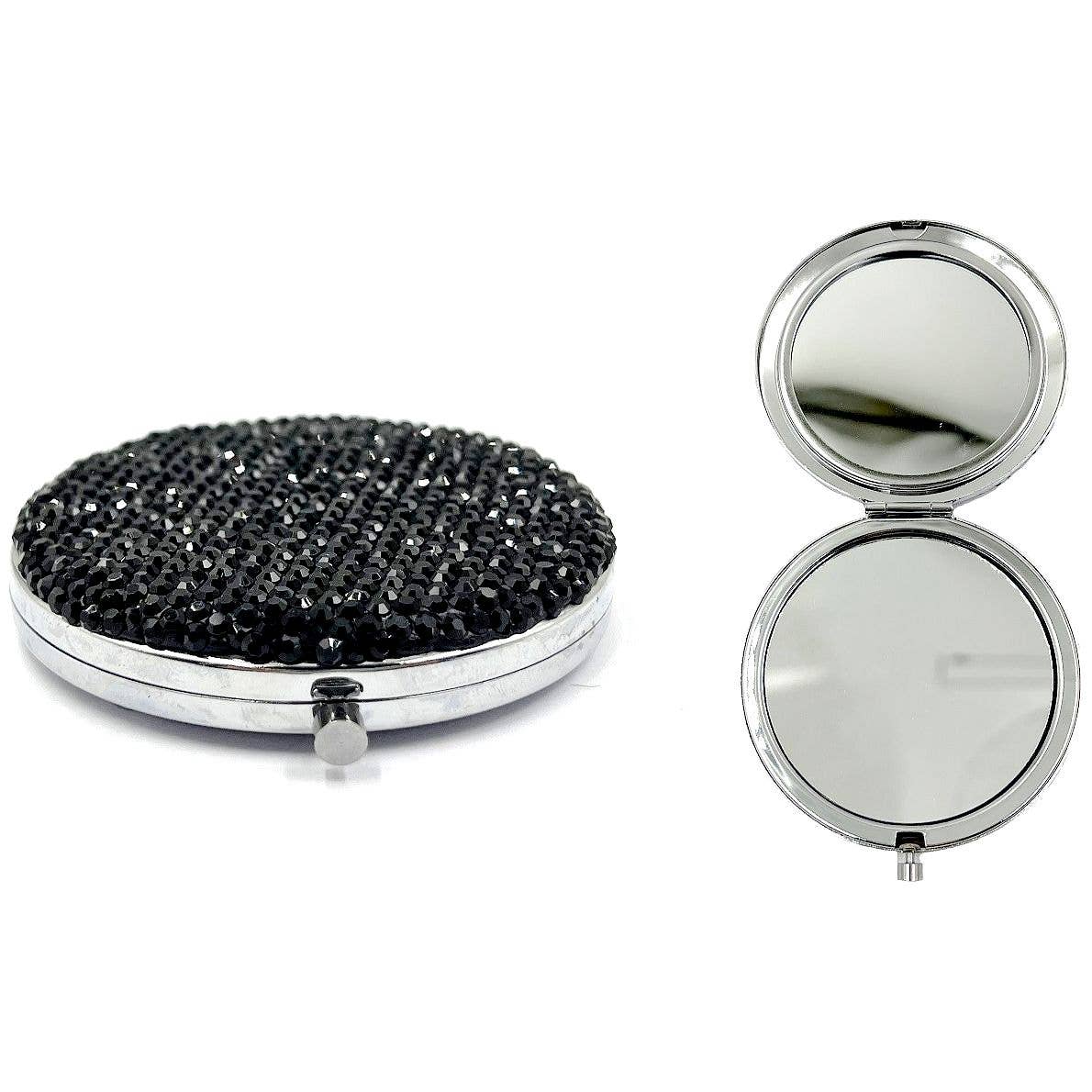 Diacly - Wholesale Compact Mirror - Dazzling Rhinestone Case Makeup Handheld Mirror3