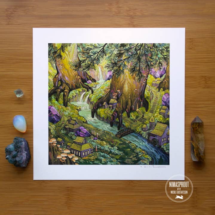 Nimasprout - Wholesale Art Print - Forest Falls - Fine Art Print1