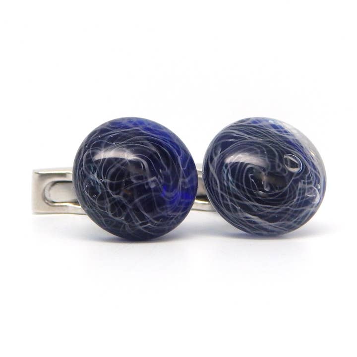 Boutons de manchette « Windstorm » pour la vente par 1771 Philadelphia Glass Works