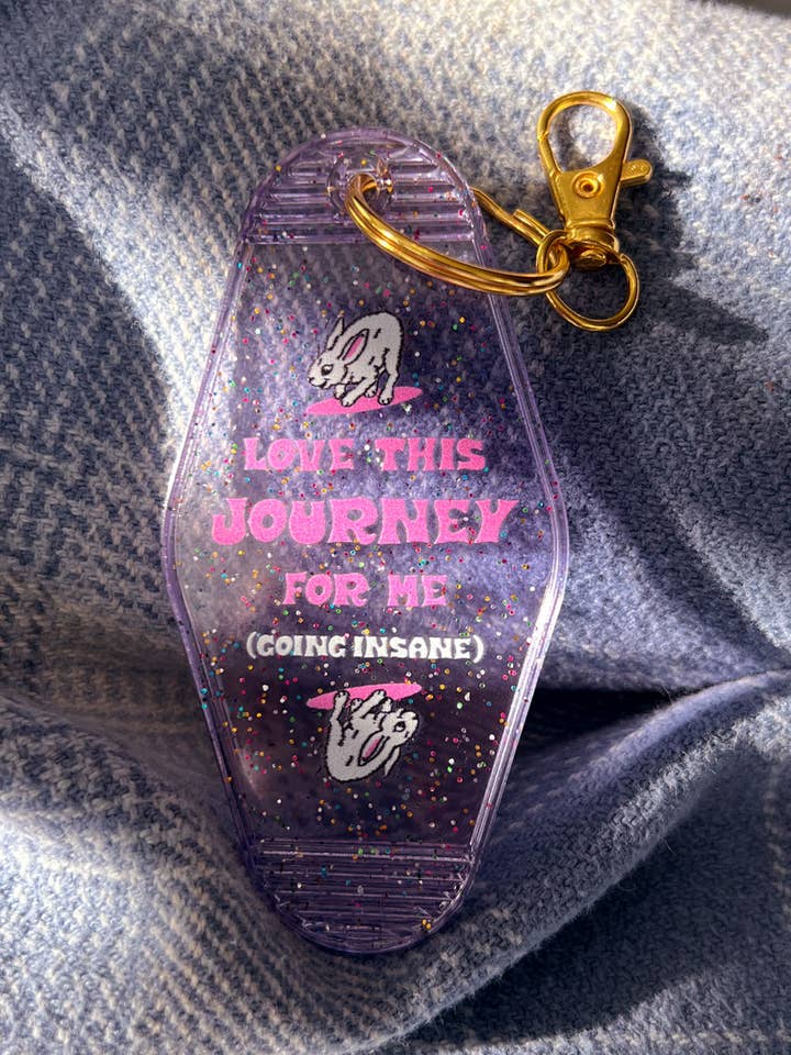 Love This Journey Glitter Keychain for wholesale by kaeraz
