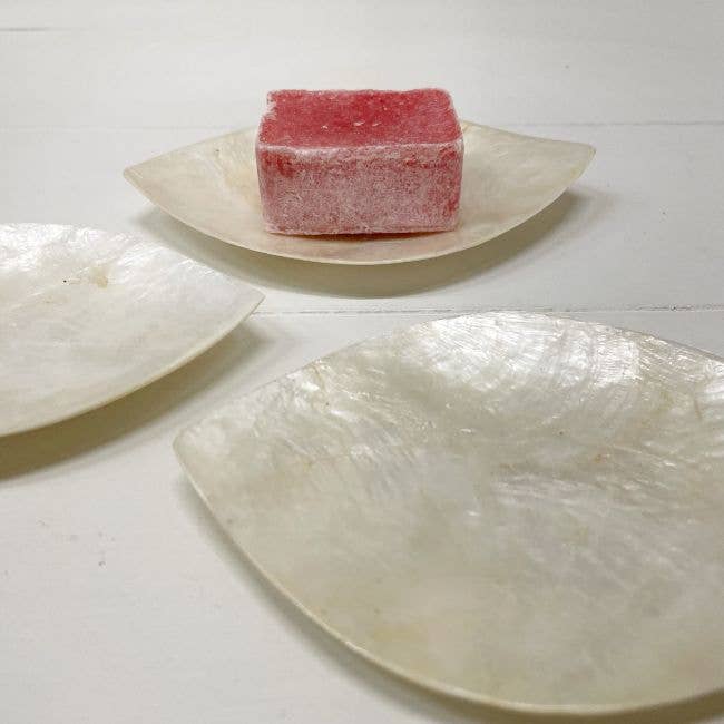 ByBazz - Venta al por mayor Bandejas/platos/boles decorativos - Schaaltje Schelp Capiz XS White4