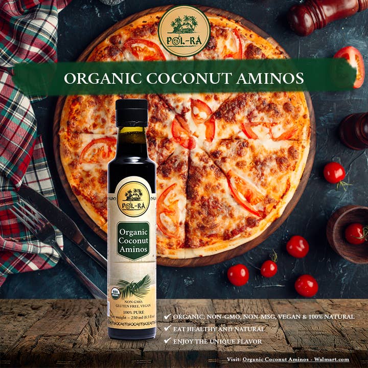 POL RA - Wholesale Sauce - Organic Coconut Aminos-100%Natural-Non-gmo-Gluten free-Vegan