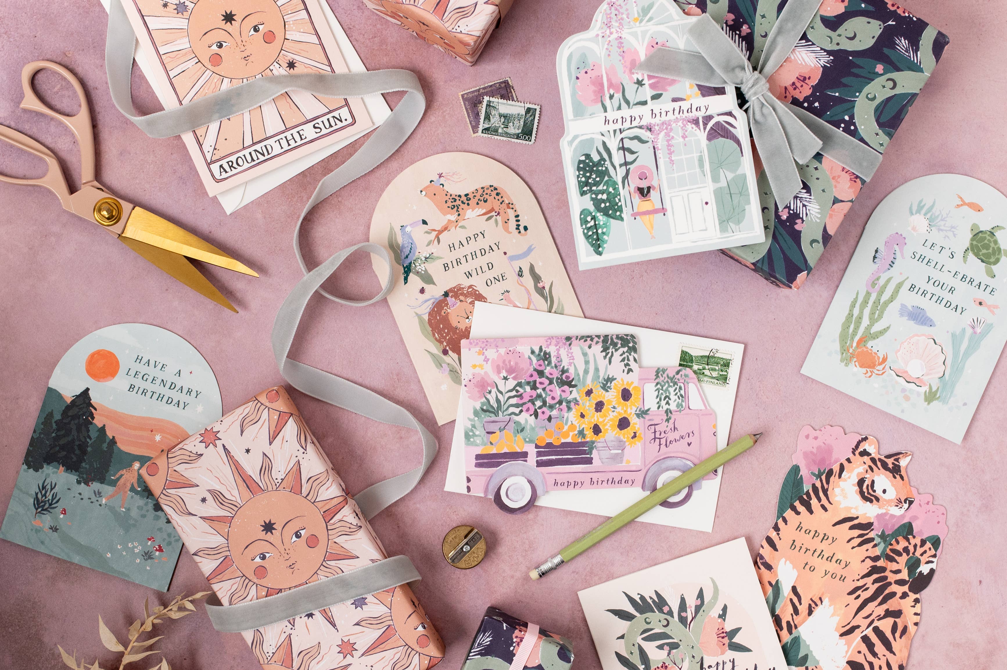 Sister Paper Co. - Wholesale Birthday Card - Flower Truck Birthday Card | Female Birthday Card | Floral7