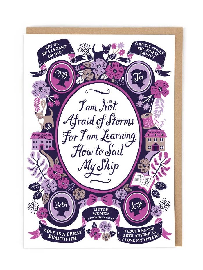 LITTLE WOMEN for wholesale by Cath Tate Cards