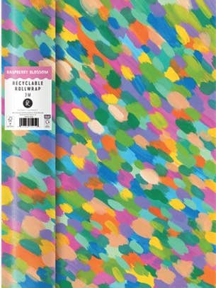RAINBOW CONTINUOUS ROLL GIFT WRAP for wholesale by Notes & Queries, Inc.