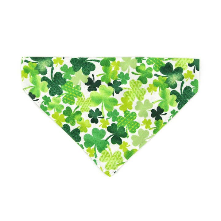 « Shamrock Spirit » - Bandana pour chat et petit chien pour la vente par Made By Cleo