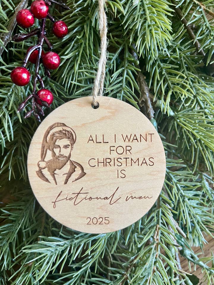 Book Boyfriend Bookish Dragon Wingleader Christmas Ornament for wholesale by Rustic Raleigh