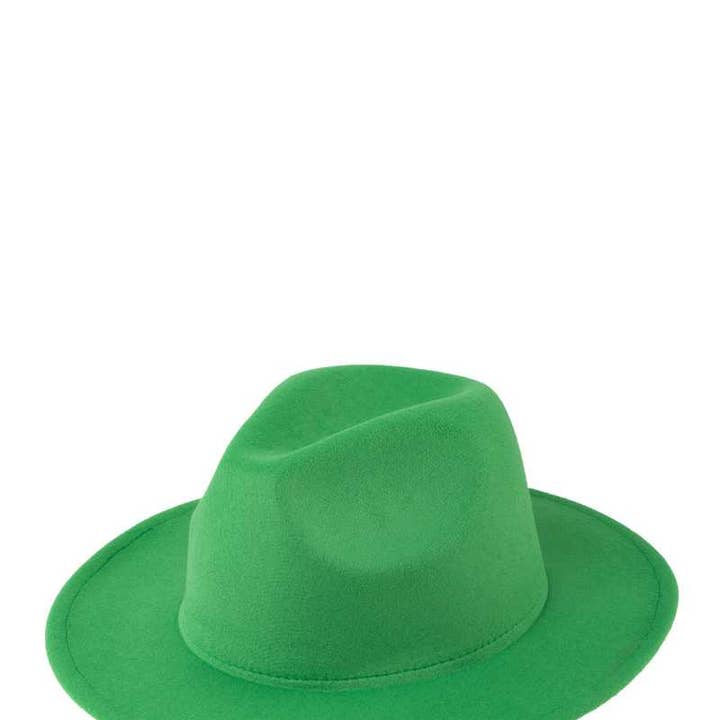 Shop Neighbors – Großhandel Fedora-Hut – Damen – Filzhut im Fedora-Stil mit unterem Akzent6