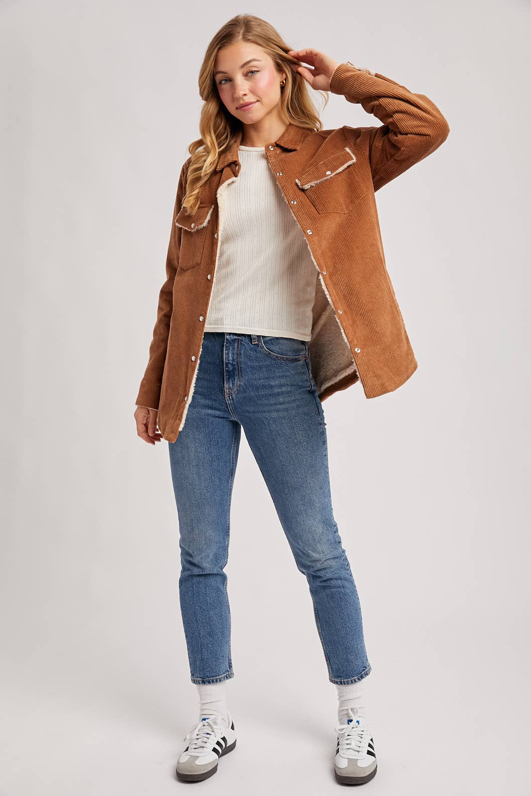 Camel CORDUROY SHERPA for wholesale on Faire21