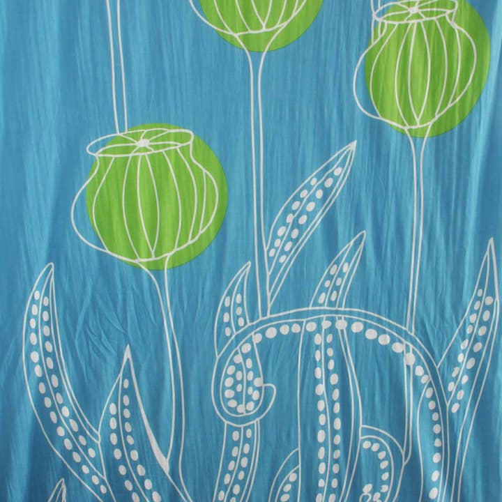 Les Belles Vagabondes - Vendita all'ingrosso Bandana/foulard per capelli - Donna - Sciarpa Cotone Bio Mekong Blu Blue