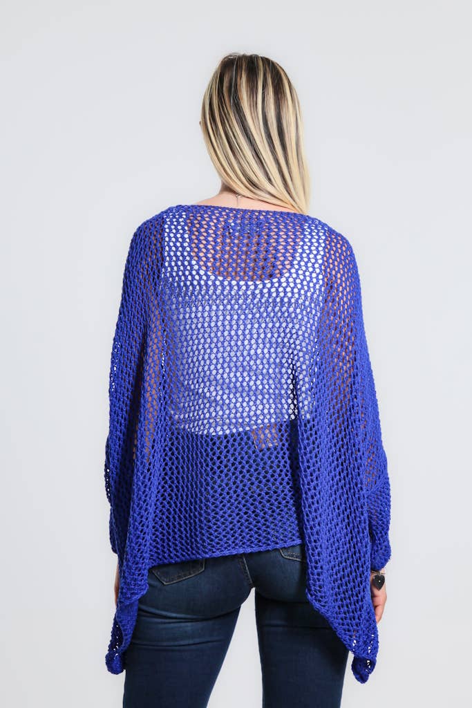 TINA Stephens Italy/Tees By Tina - Wholesale Knit Top - Women's - Lennox Open Knit Topper (BLS133)12