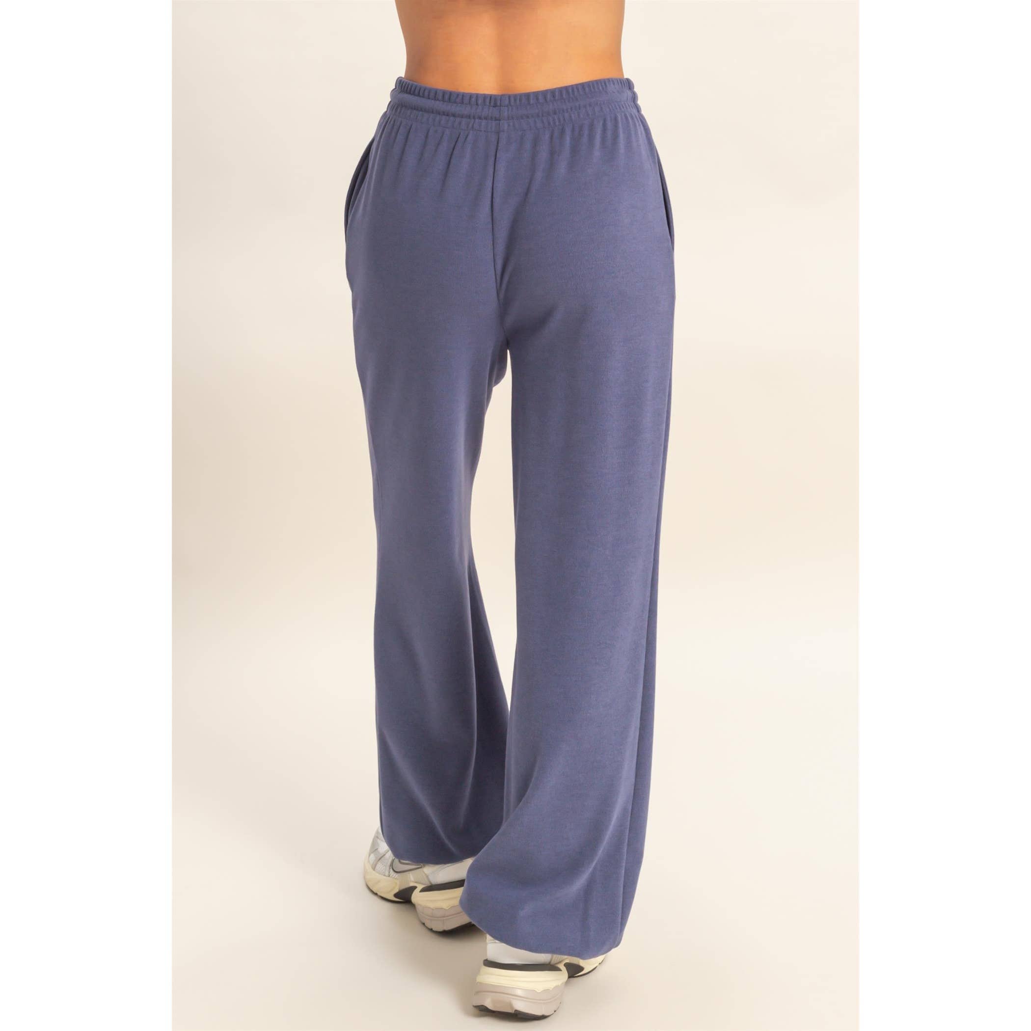 Double Zero - Vendita all'ingrosso Pantaloni sportivi/da jogging loungewear - Donna - Pantaloni jogger a costine morbide con coulisse e vestibilità comoda17