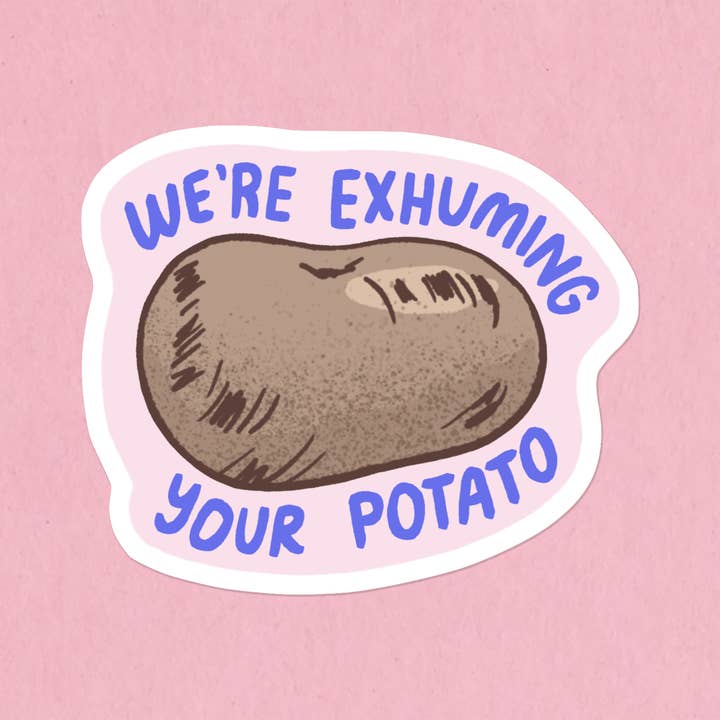 Das Ausgraben Ihres Kartoffelaufklebers für den Großhandel von Kate Gabrielle