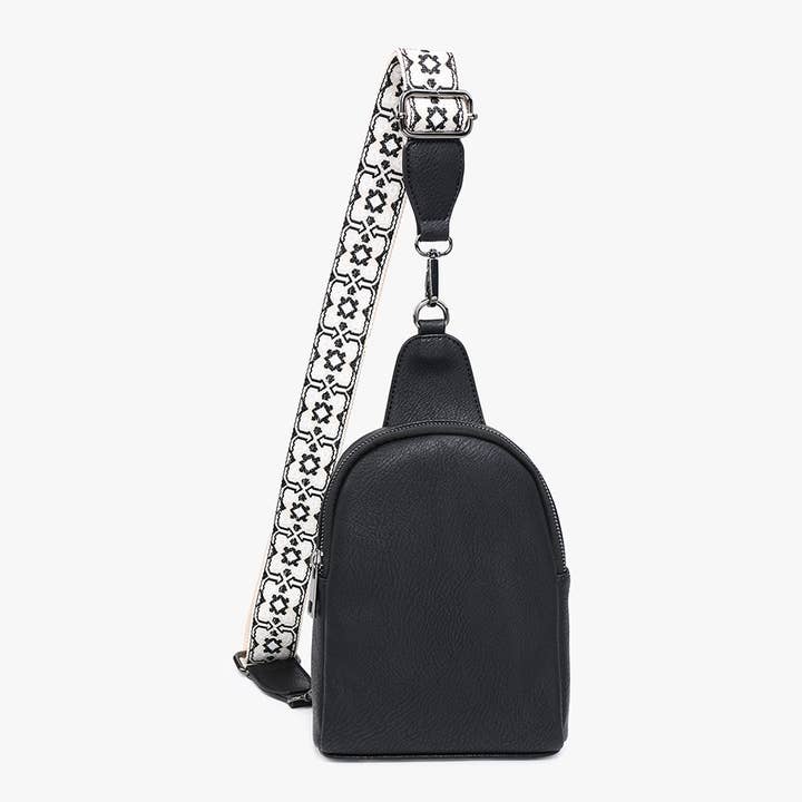 Jen & Co. - Wholesale Crossbody Bag - Women's - M2436 Ellen Sling Bag w/ Removable Guitar Strap