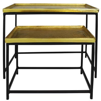 HomArt - Wholesale Retailer Display Stand/Case - Display Stands, Brass & Black - Set/21
