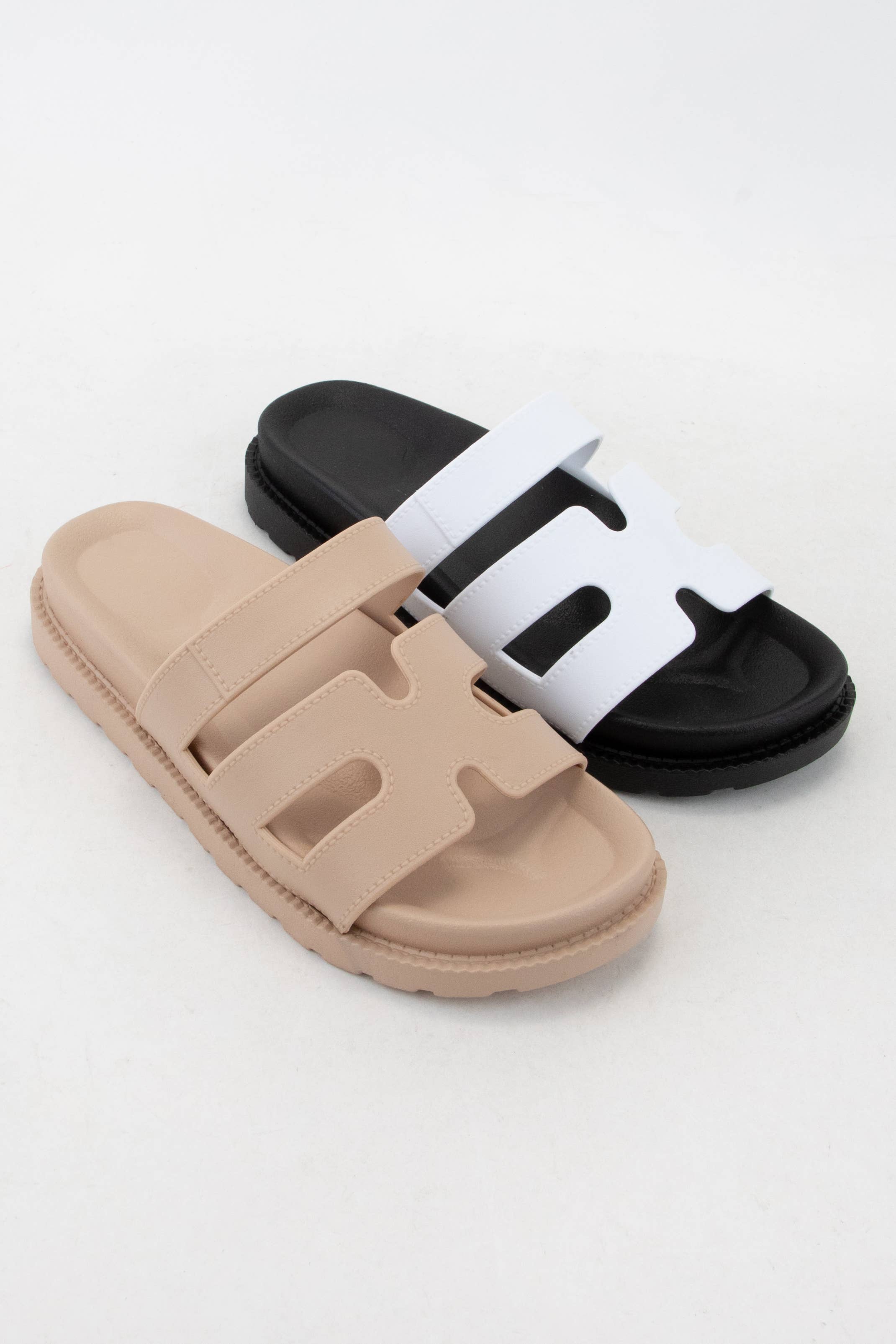 CCOCCI - Wholesale Sandals - Women's - GINO TRENDY CUTOUT DESIGN UPPER SLIP-ON STYLE SANDAL6