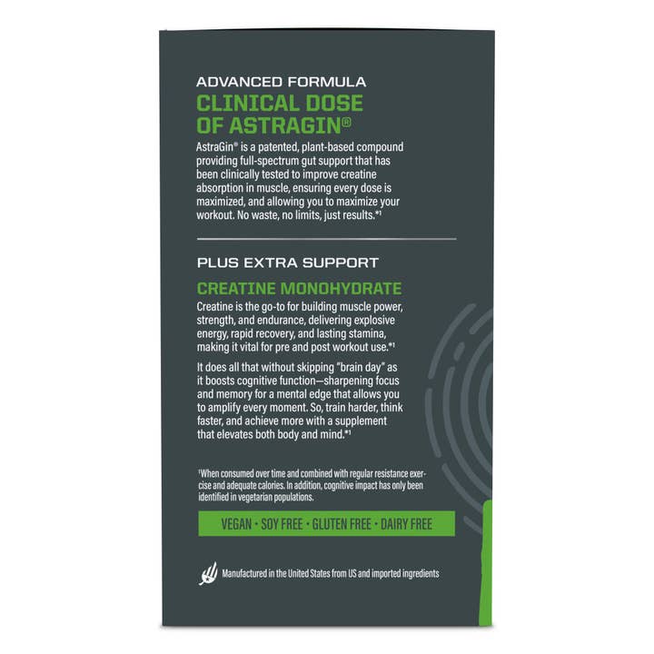 Sunwarrior - Wholesale Oral Supplement/Vitamin - Sunwarrior Active Creatine 3000 & AstraGin - Recovery 3