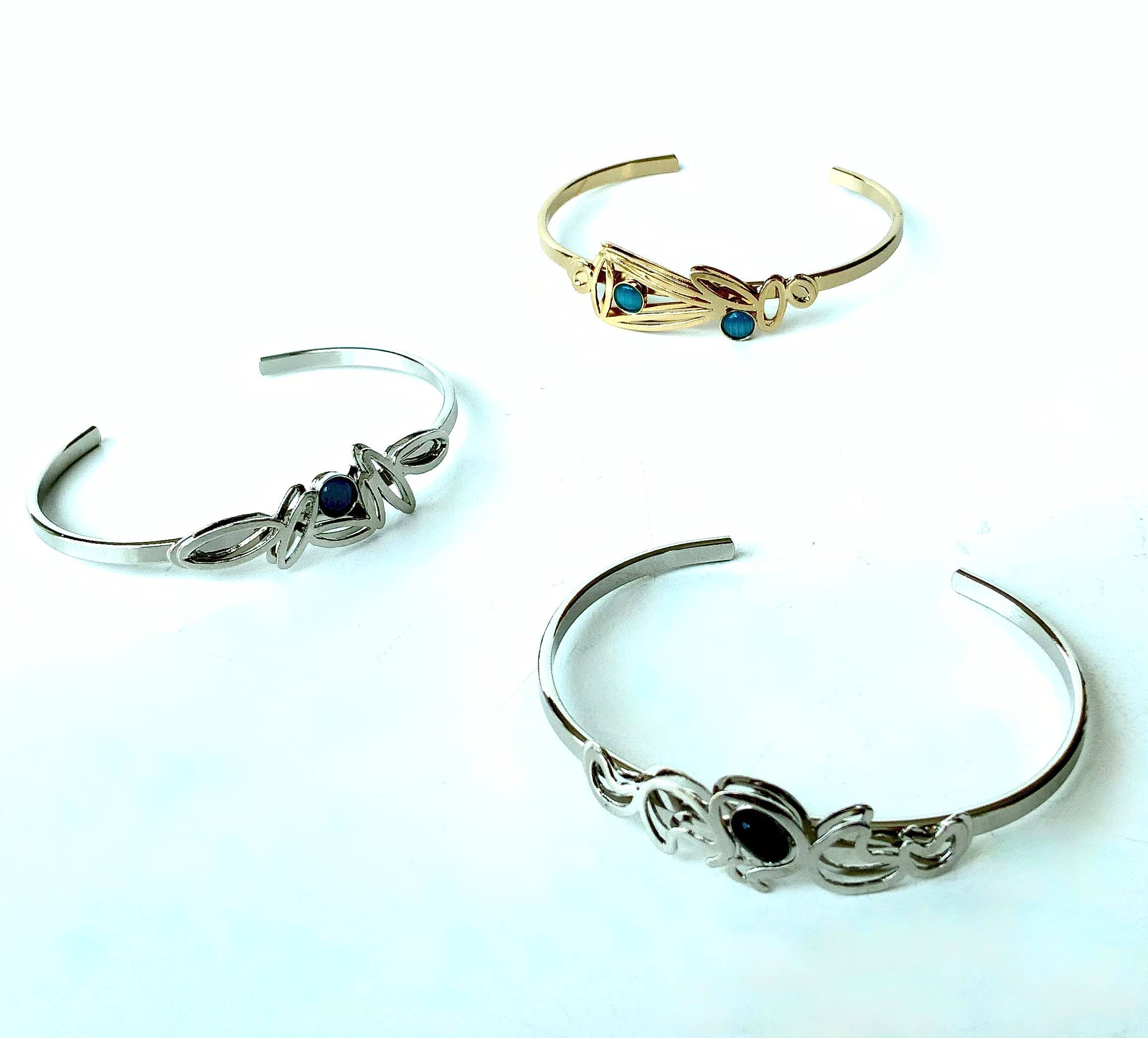 Christophe Poly / Crono Design - Vente Bracelet manchette - BRACELETS (L) - Bracelet Manchette Fin Taille 1&2 Tous Deux Ajustables19