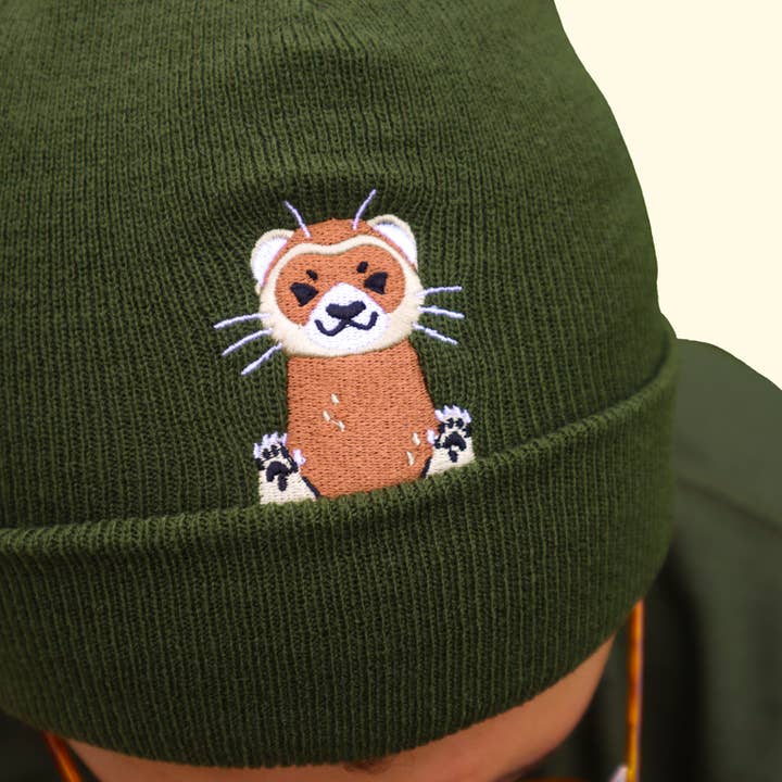 Camp Mustelid - Wholesale Beanie - Uniseks - Fret Peekaboo muts2