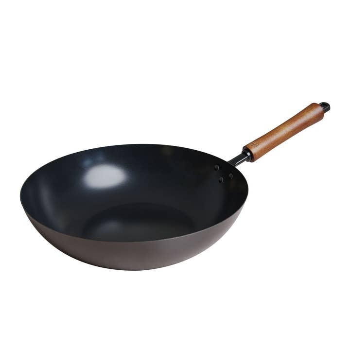 Kitchen Supply - Wholesale Wok - Joyce Chen Classic Series Carbon Steel Ceramic Nonstick Wok