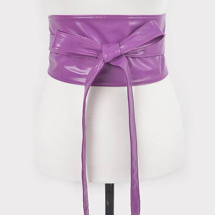 anbfashion - Wholesale Belt - Women's - TIE FRONT LEATHER BELT. PB-77035