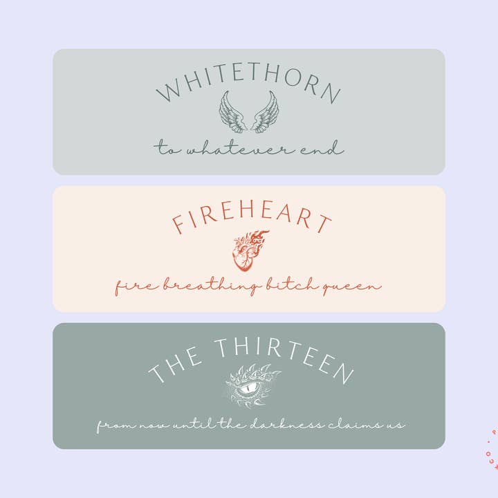 Trône de verre - Signets pour la vente par Paperback Fable & Co.