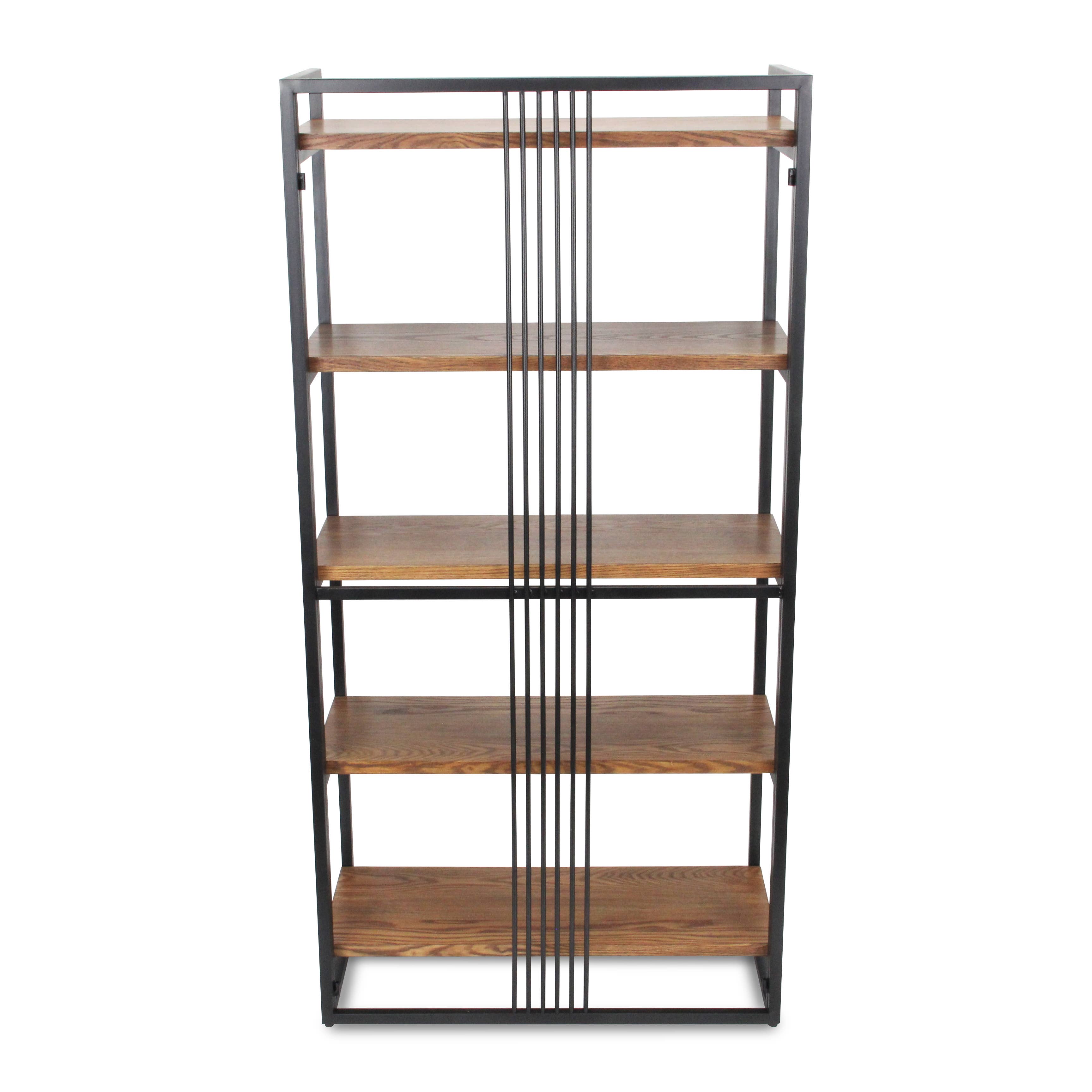 Cheungs Home Decor - Wholesale Free Standing Shelf - Lauxel Metal Framed Wood Shelf4
