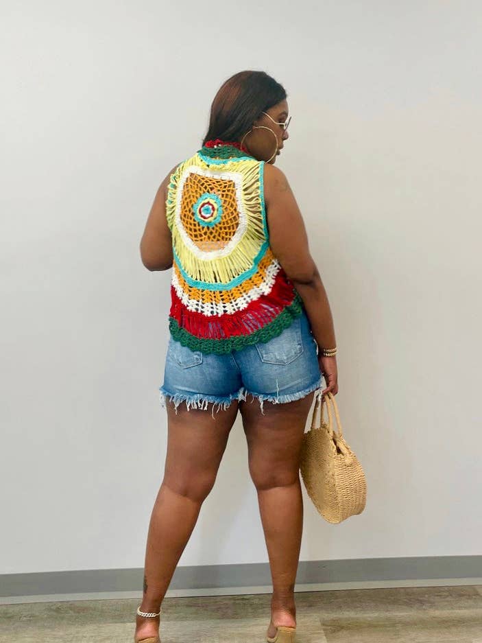 House of Celine – Cardigan - Mulher por atacado – CAMILLE Cardigã de Croché1