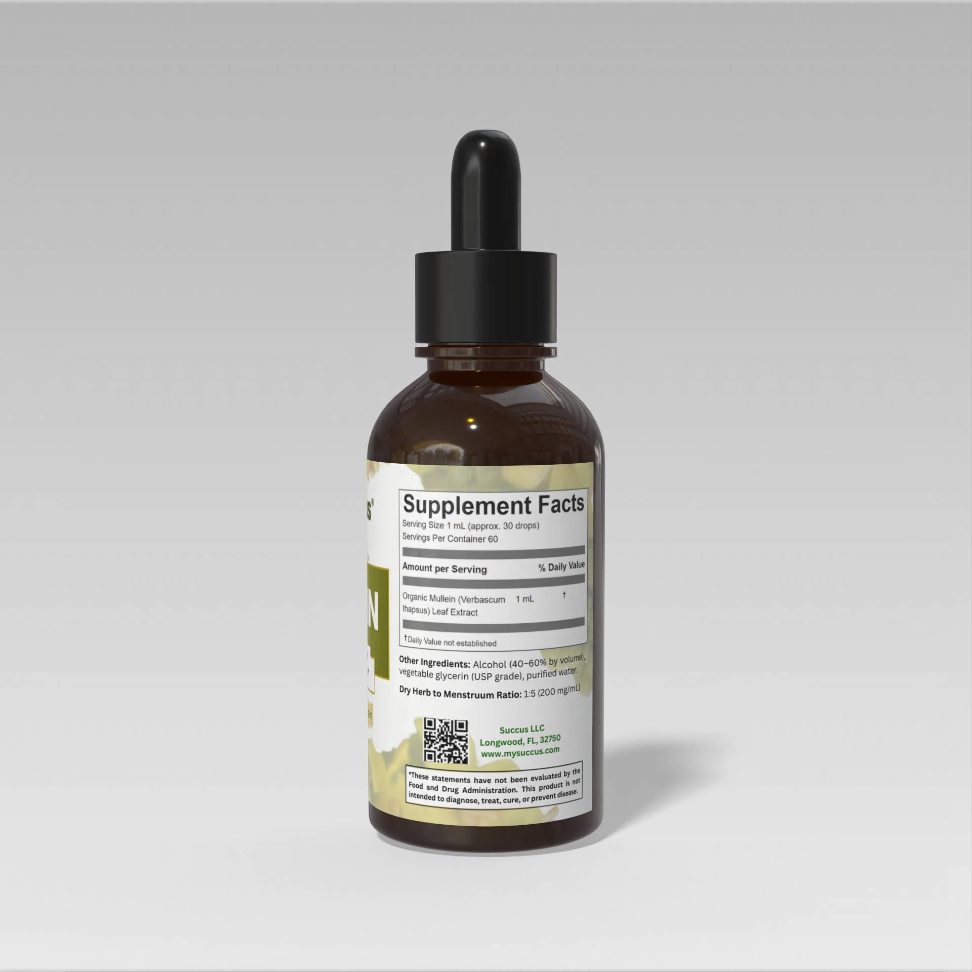 Succus - Wholesale Tincture - Mullein Tincture Leaf Extract | Premium Herbal Extract1
