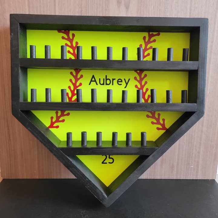 Umbrella Custom Woodworking - Wholesale Jewelry Stand & Display - Softball or Baseball Championship Ring Display