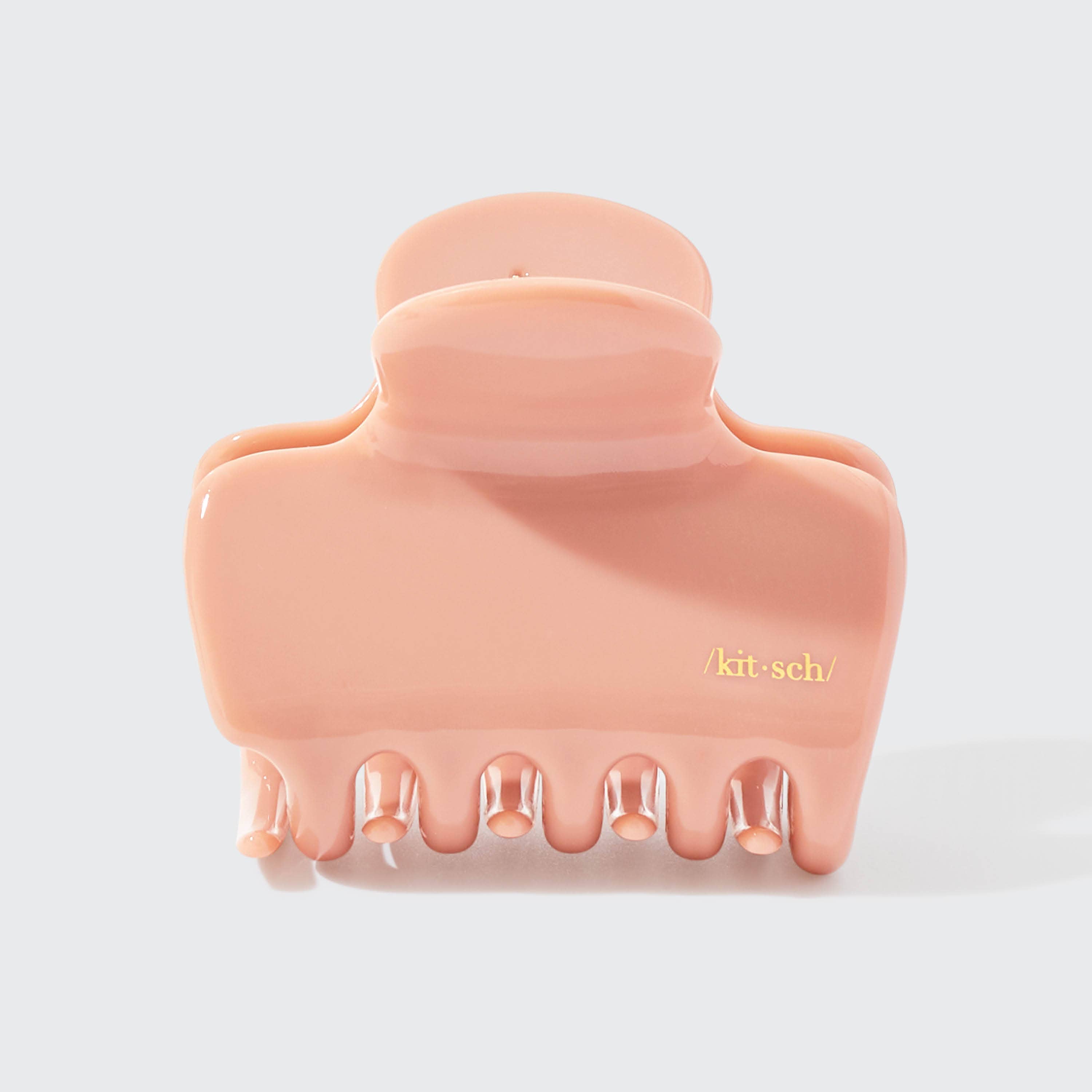 KITSCH – wholesale Hair clip – Women’s – Recycled Plastic Puffy Cloud Clip 1pc - Rosewood2