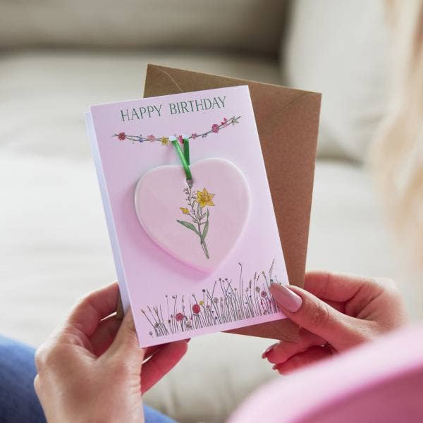 This is Nessie - Wholesale Birthday Card - Birth Flower Posy Keepsake Birthday Card1