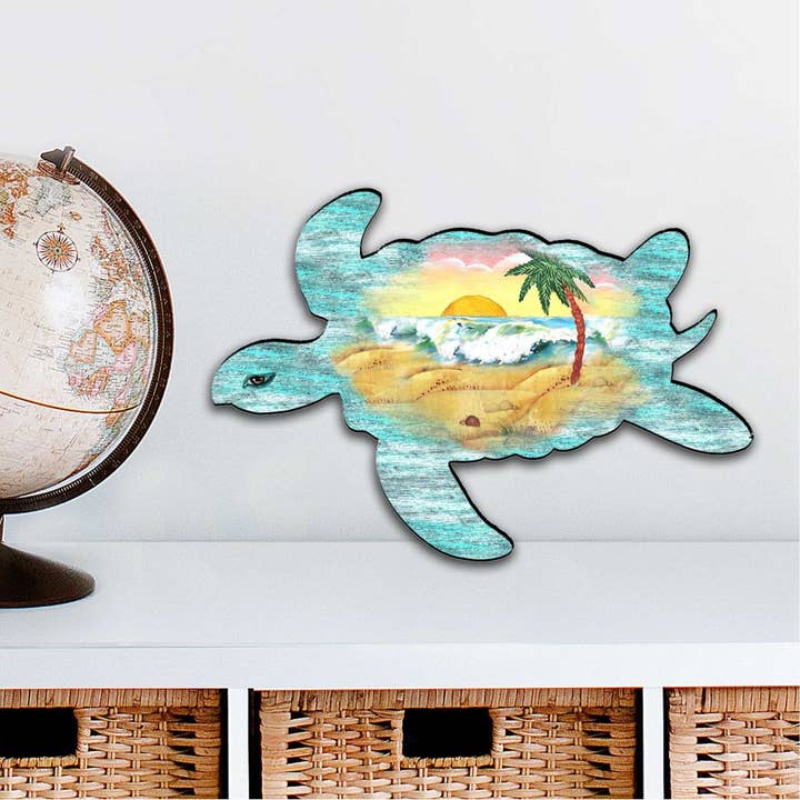 Grande décoration d'extérieur Turtle Coastal G. DeBrekht pour la vente par Designocracy