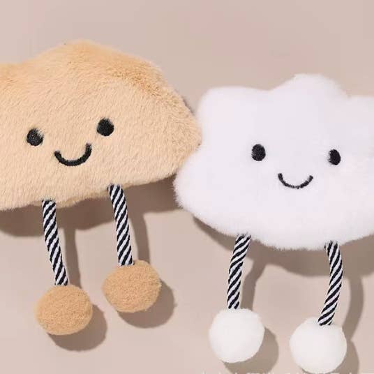 Ornaments-Furry toys figurine keychains clouds, cute hanging for wholesale by Eagle Crest Industries Inc.