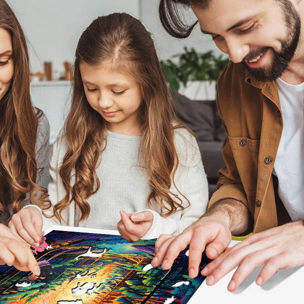 Trippy Puzzle Co – wholesale Pussel - Vuxen – Trippy Timber träpussel med 300 bitar6