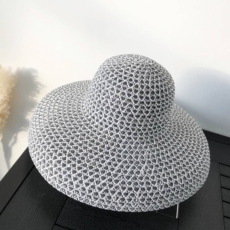 SALINA TRADING INC – wholesale Stråhatt – Dam – Vintage solhatt med stor brätte för strand och sommar1