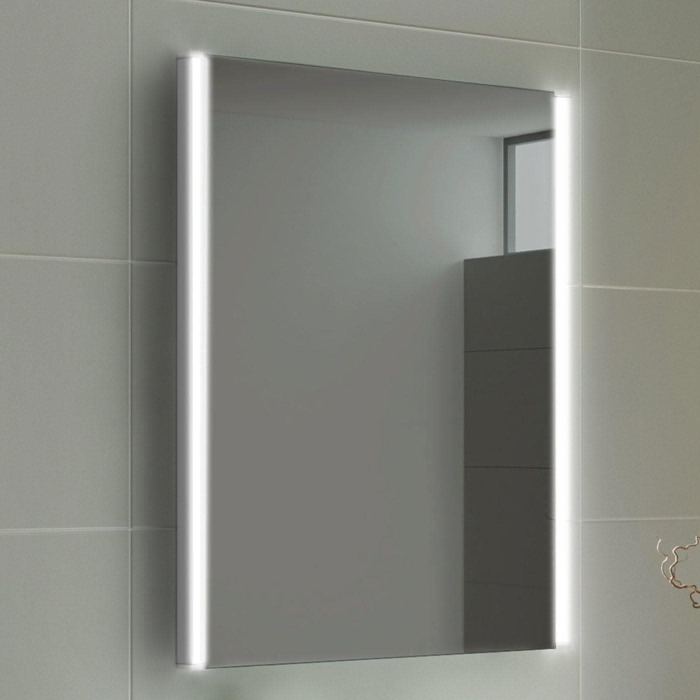 Bathroom4Less – wholesale Wall mirror – Wall Mounted Illuminated Mirror With LED Light Battery 700mm x 500mm3