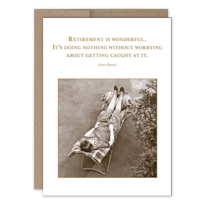 Wonderful Retirement Card for wholesale by Shannon Martin Design