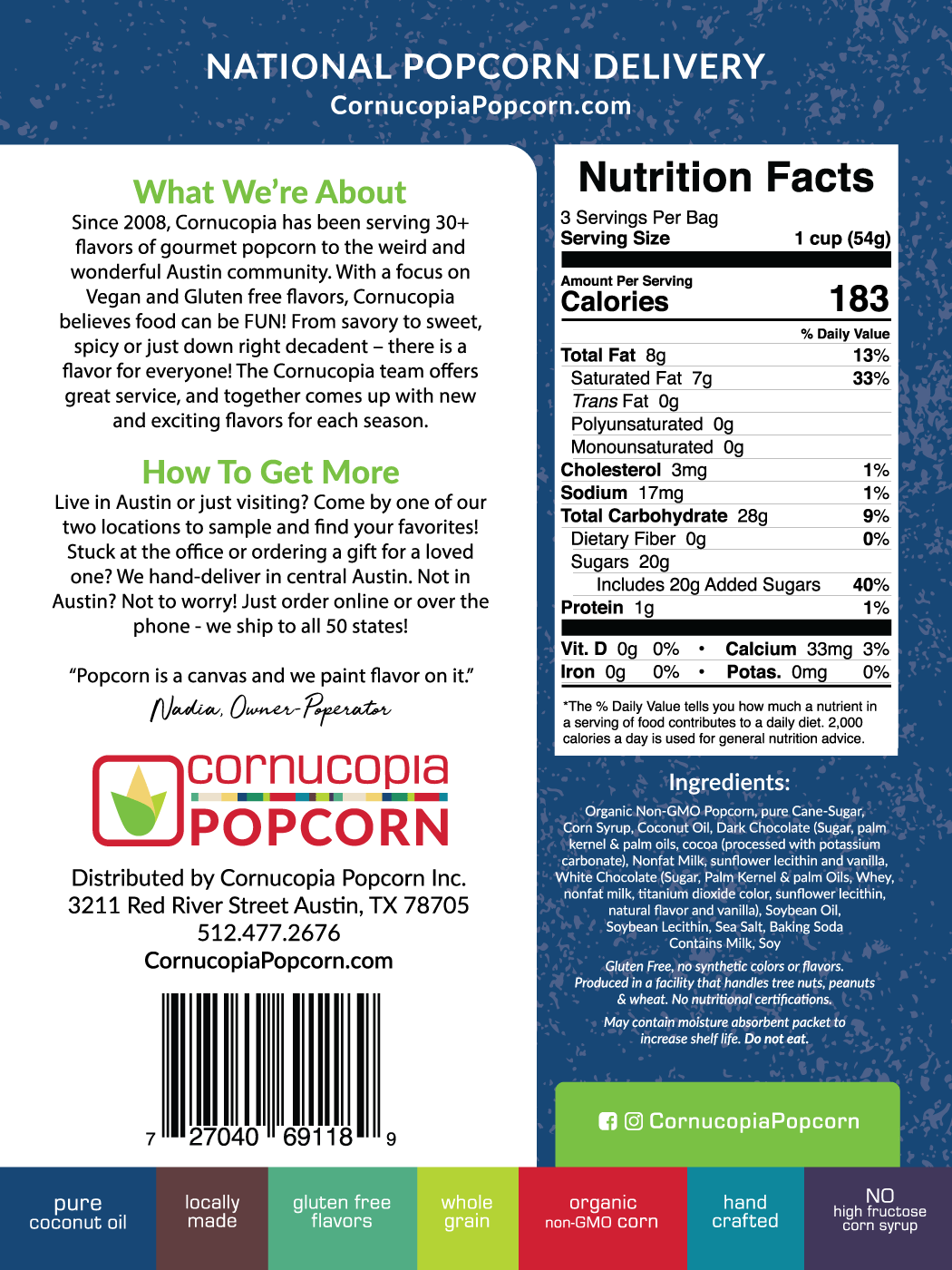 Cornucopia Popcorn - Wholesale Popcorn - Gourmet Popcorn Bundle Deal- 120 Signature Bags5