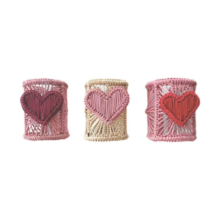 Simple Love Iraca Napkin Ring - Straw Raffia Tableware for wholesale by Artett