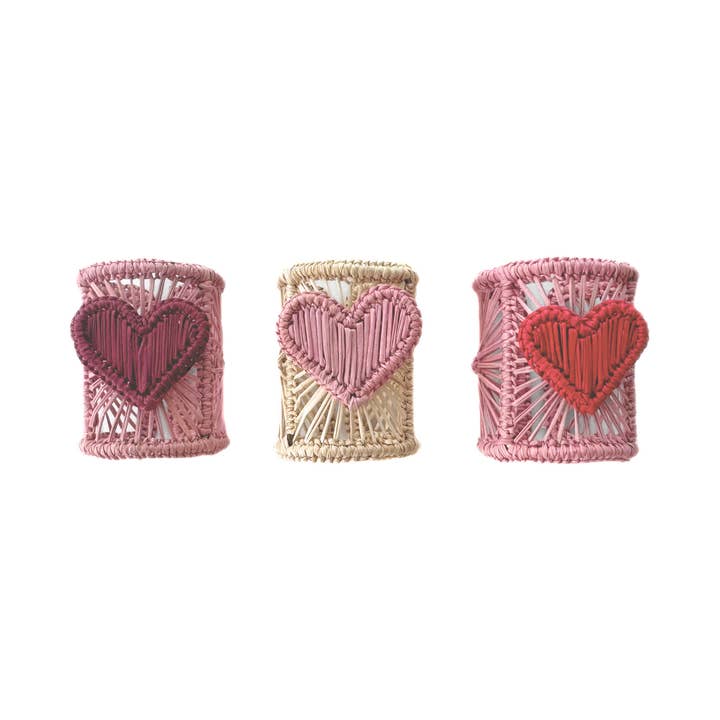Simple Love Iraca Napkin Ring - Straw Raffia Tableware for wholesale by Artett