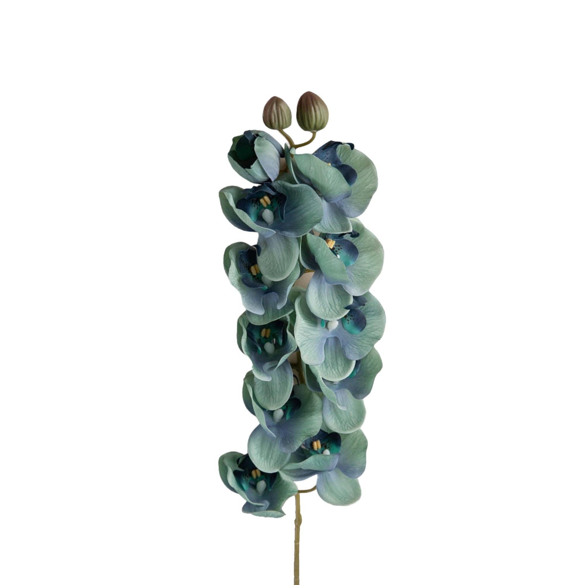 Sun Decorer - Wholesale Artificial flowers - Set of 2 Artificial Phalaenopsis Orchid Stems, 28 inches0