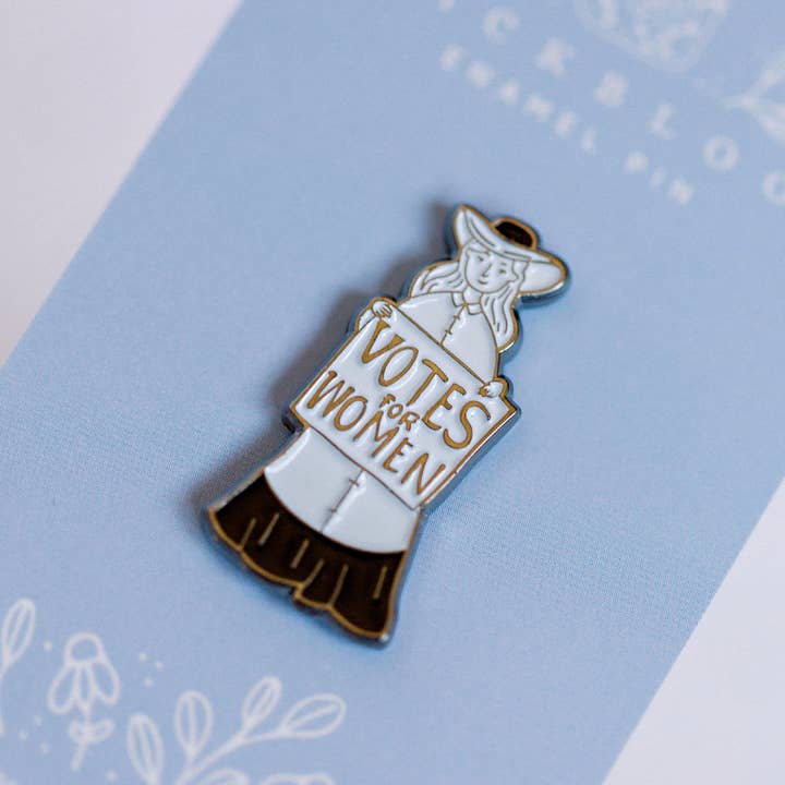 Click Bloom - Wholesale Lapel Pin/Button - Votes for Women Suffragette Enamel Pin5
